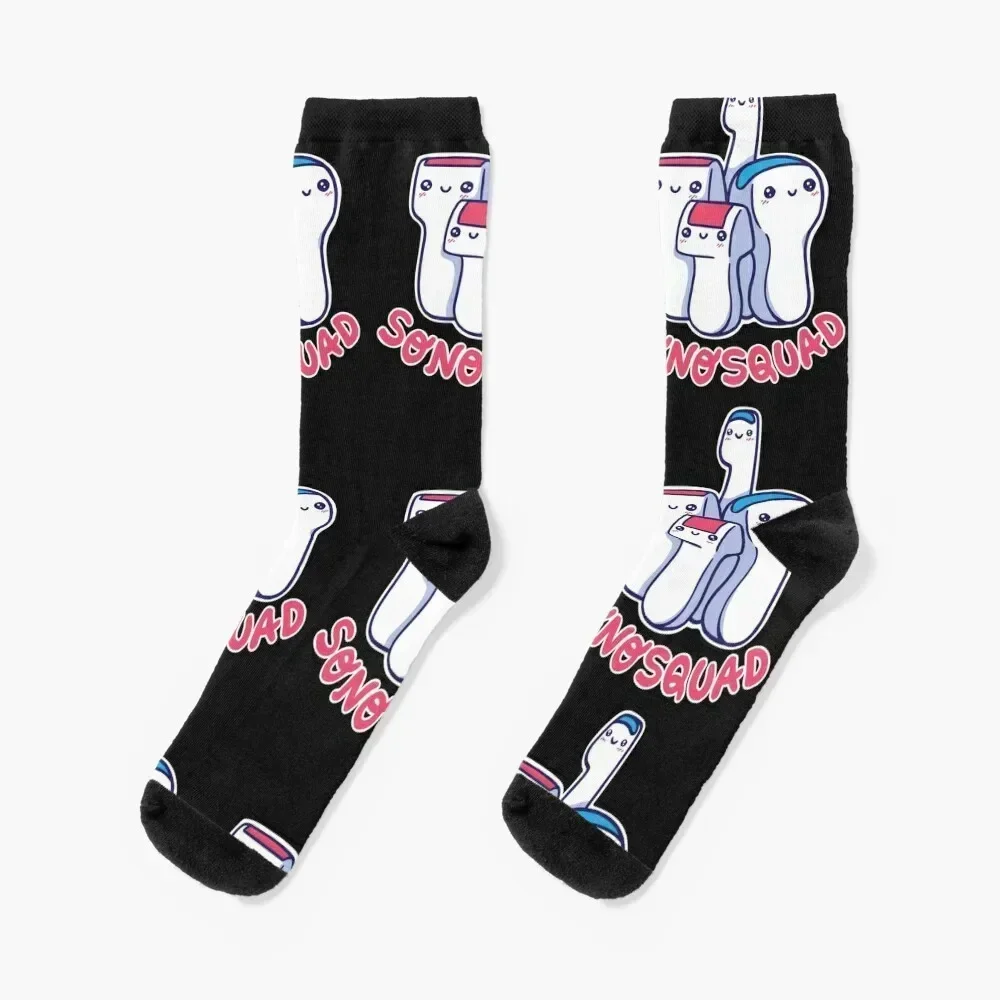 Cute Ultrasound elements sonographer squad Socks Soccer luxury Women's Socks Men's