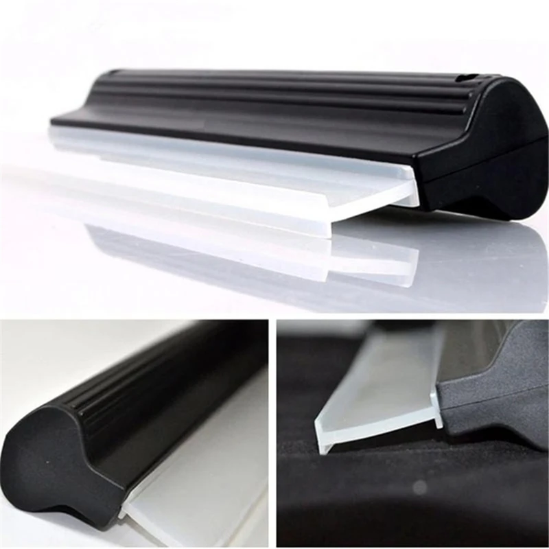 Car Flexible Soft Silicone Water Wiper Window Scraper Silicone Handy Squeegee Auto Blade Clean Film Scraper Car Accessories