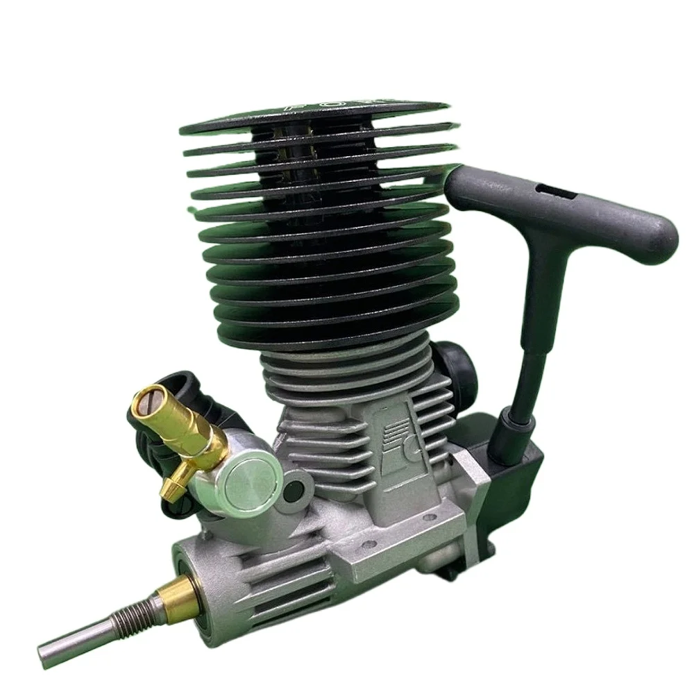 25 Level Methanol Engine 1/8 Scale Miniature Metal Engine Pull Start Remote Control Off Road Monster Truck Engine Model Toy