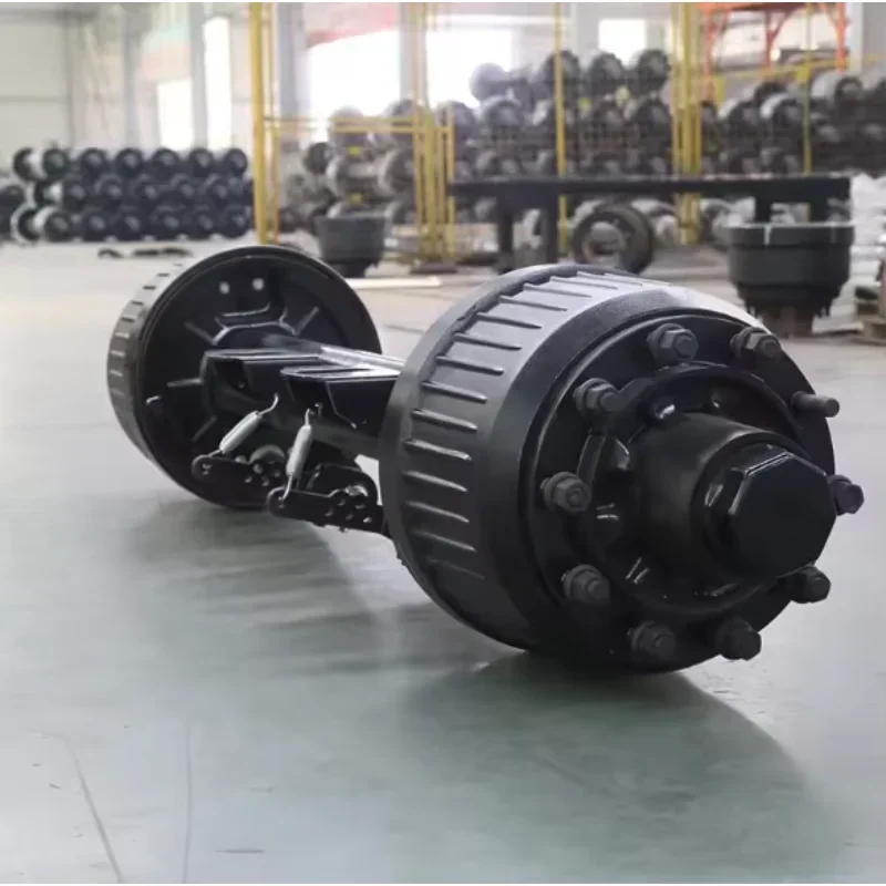 Best Selling German Trailer Axle 12t 14t 16t Heavy Duty Truck Trailer Parts And Accessories Axle