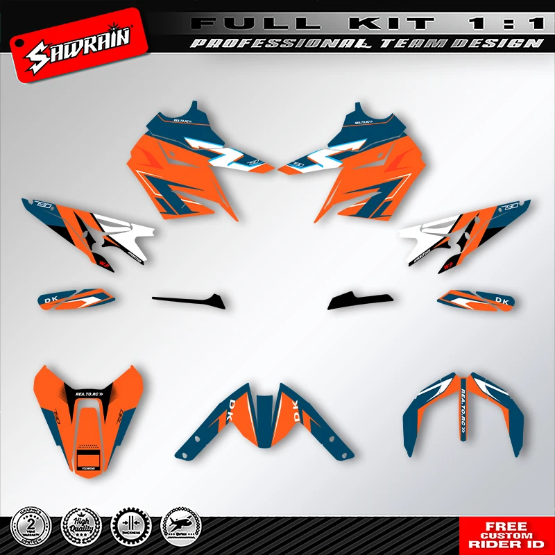 

Sawrain Motorcycle Graphics Backgrounds Decals Stickers Kits Number Name Custom For KTM DUKE 790 890 2018 2019 2020 2021 008