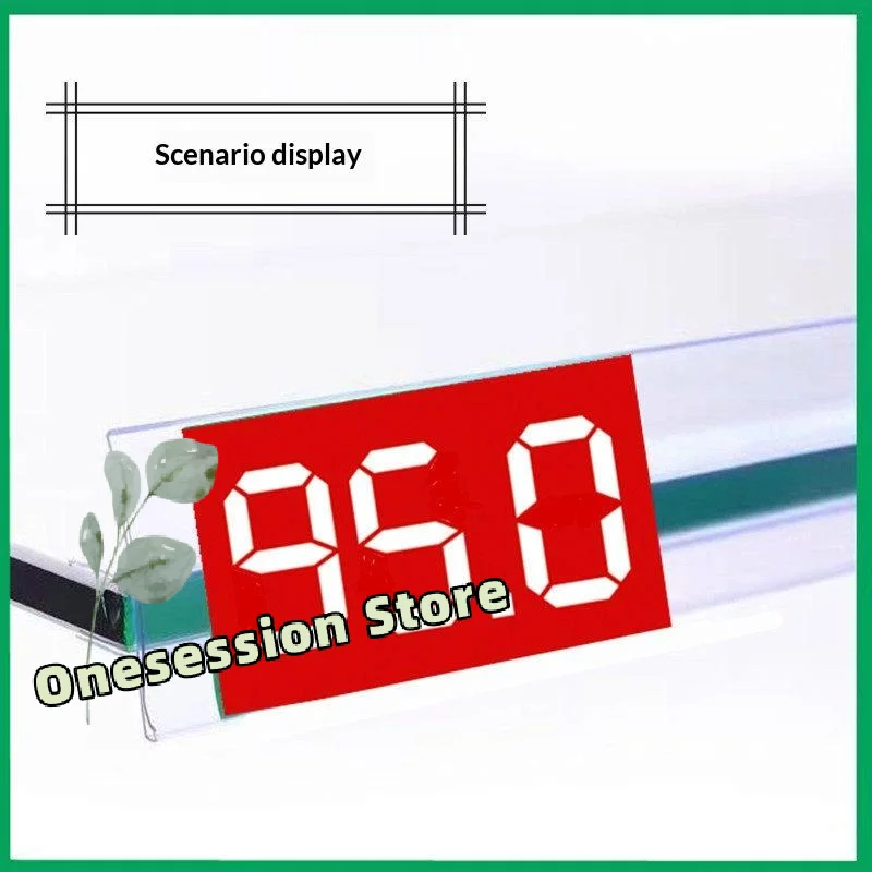 100Pcs Self Adhesive Erasable Mark Cards with Writing Pen Reusable Price Tags for Stationery Storage Classification Marking