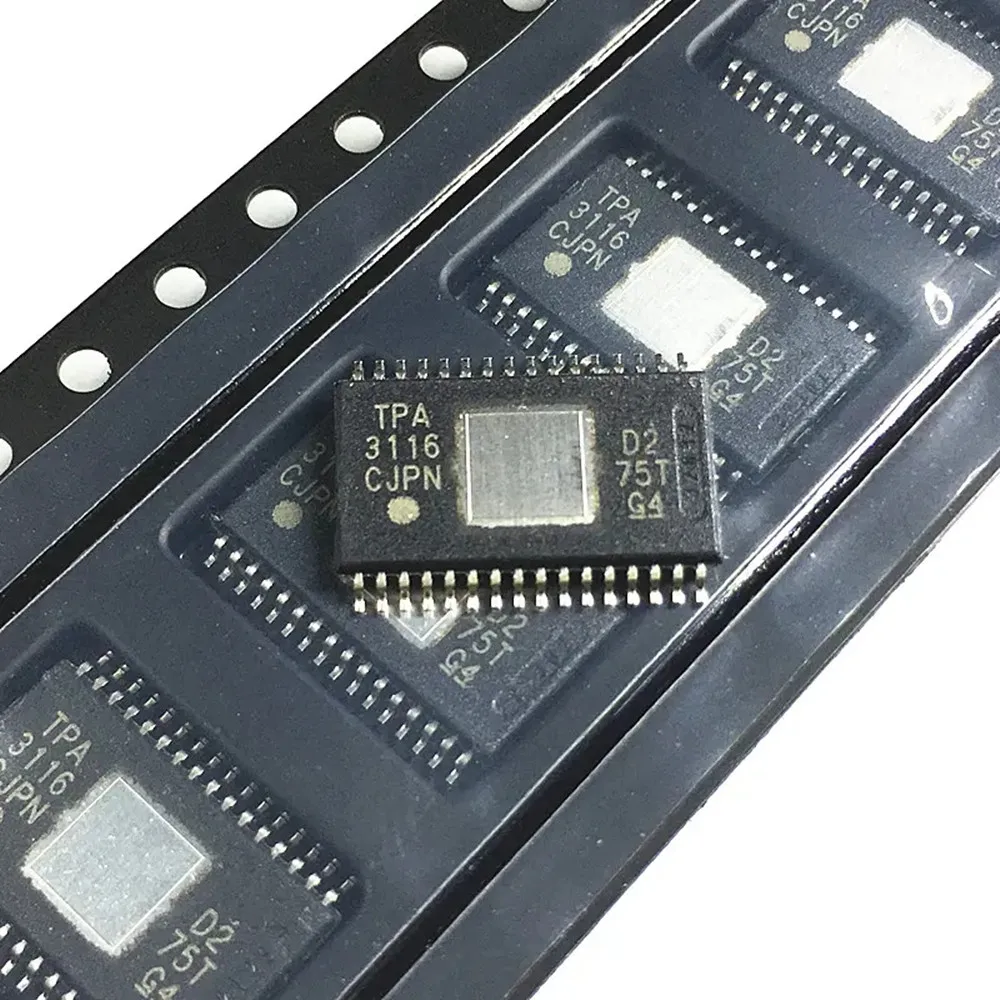 2PCS New TPA3116   TPA3116D2DADR HTSSOP-32 2-channel Class D audio power amplifier chip