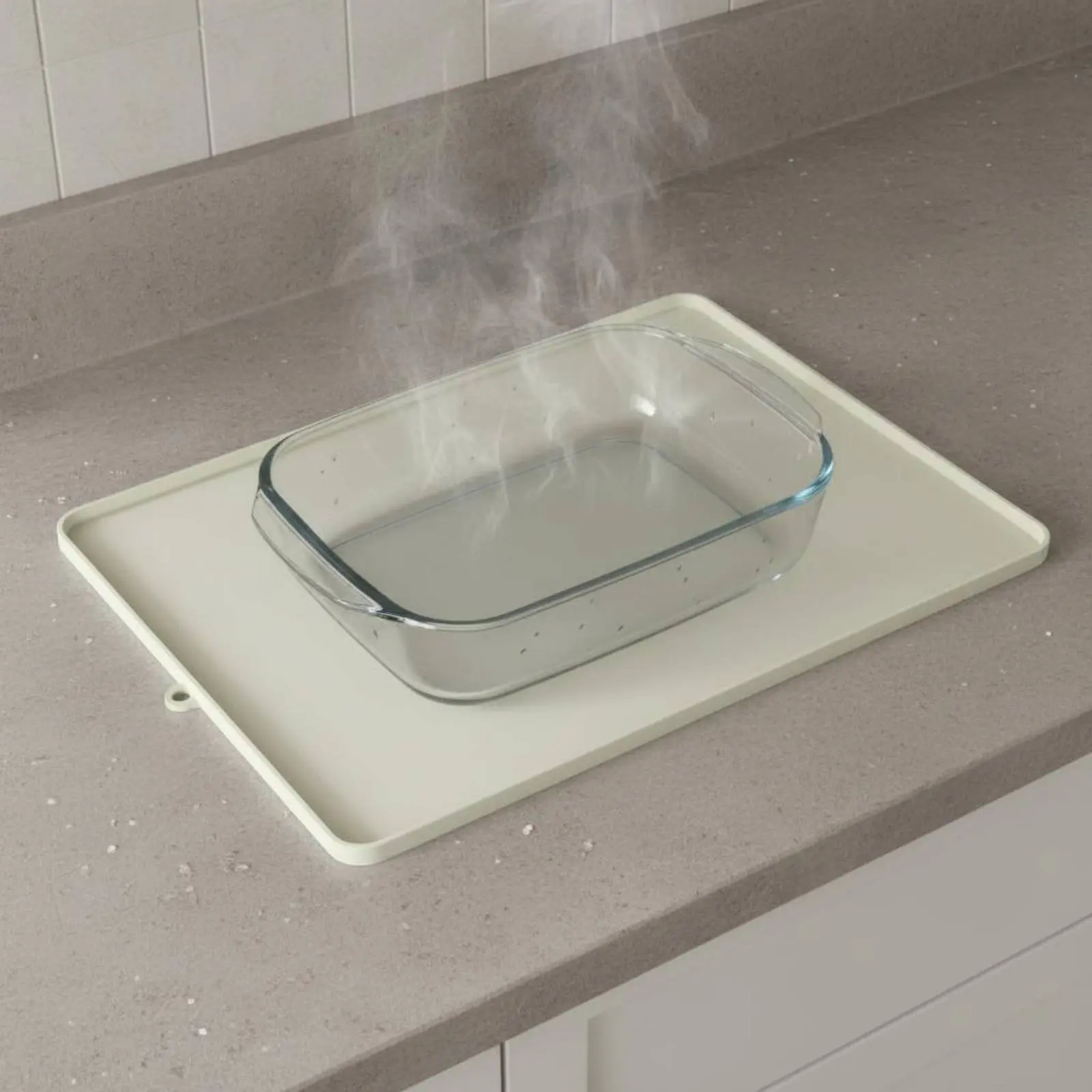 

Silicone Microwave Top Mat Spill Resistant Microwave Oven Top Protector Silicone Appliance Tray Hanging Hole Design