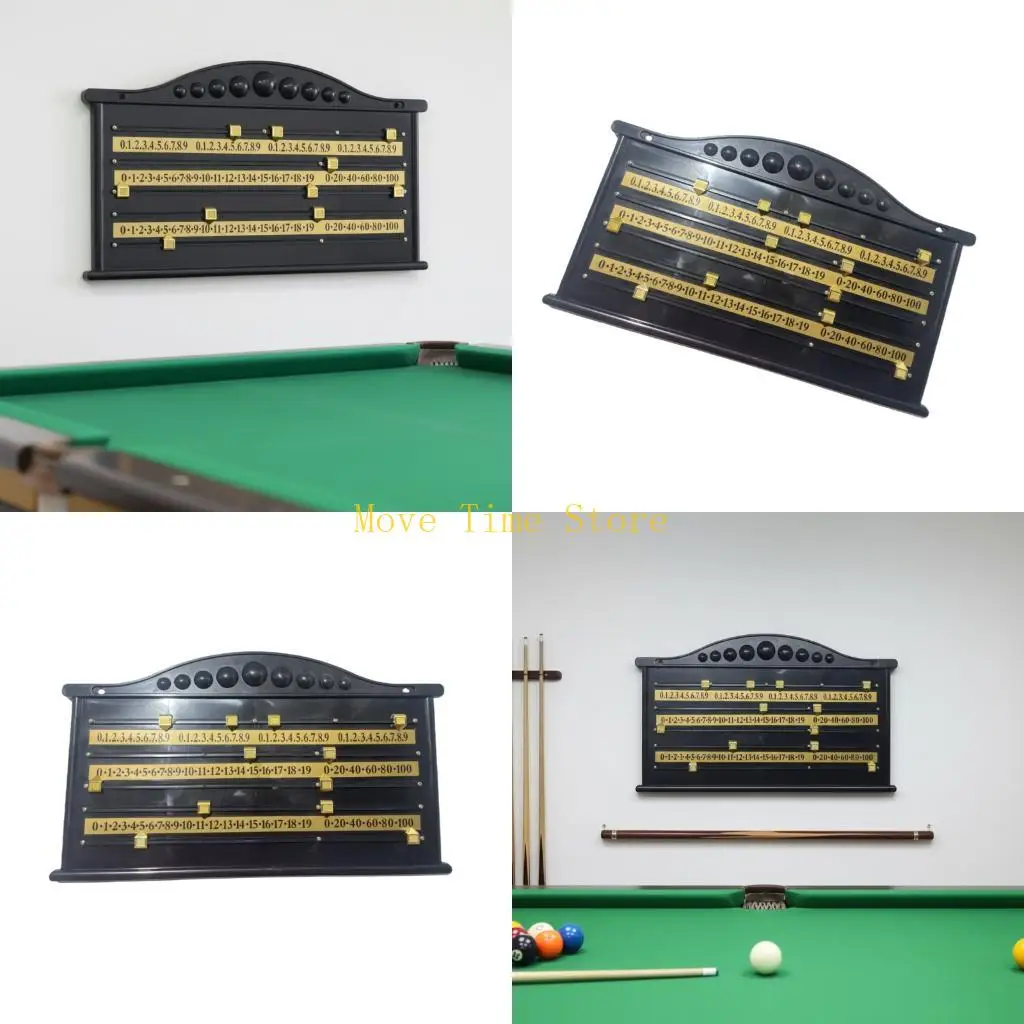 

92ME Snooker Game Score Trackers Features Hanging System And Clear Digits On Plastic