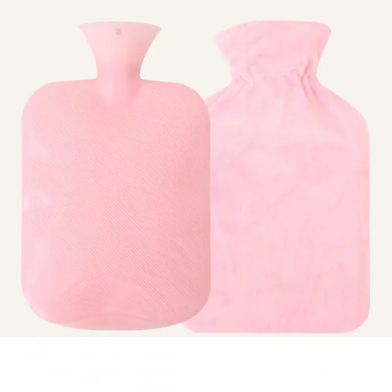 

Hot Water Bag Hot Water Bottle 2 Liter with Knit Cover - Great for Cramps, Pain Relief & Cozy Nights - Water Heating Pad - Feet