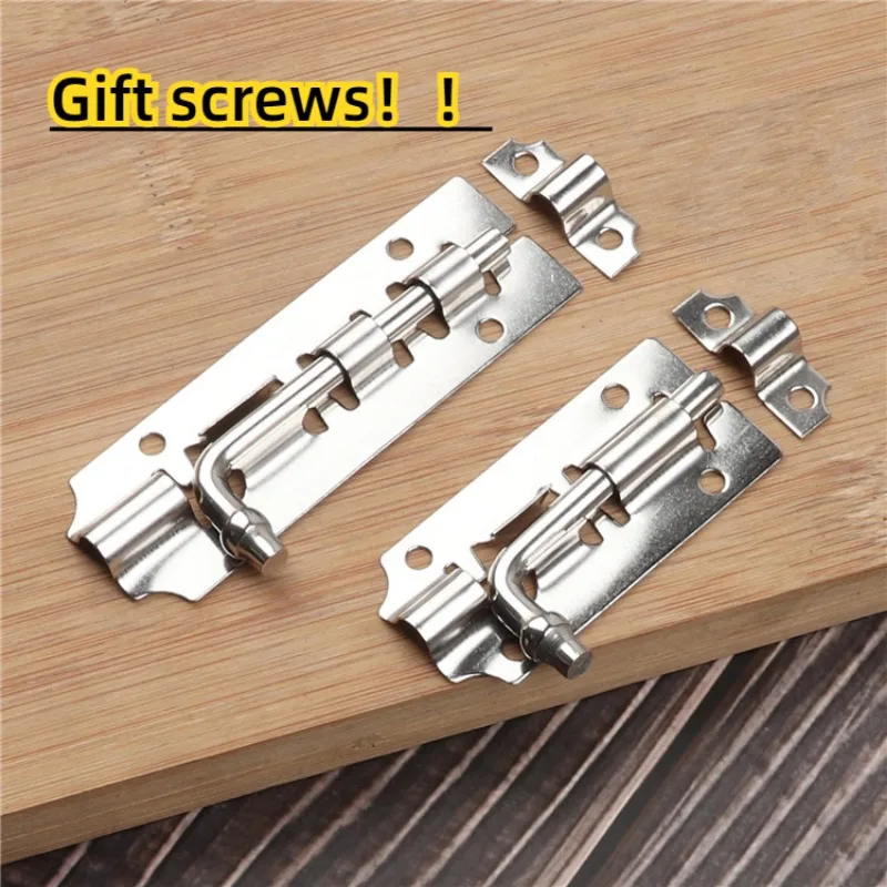 Stainless steel , window latch, old-fashioned surface mounted anti-theft latch, door and window, wooden door latch, door