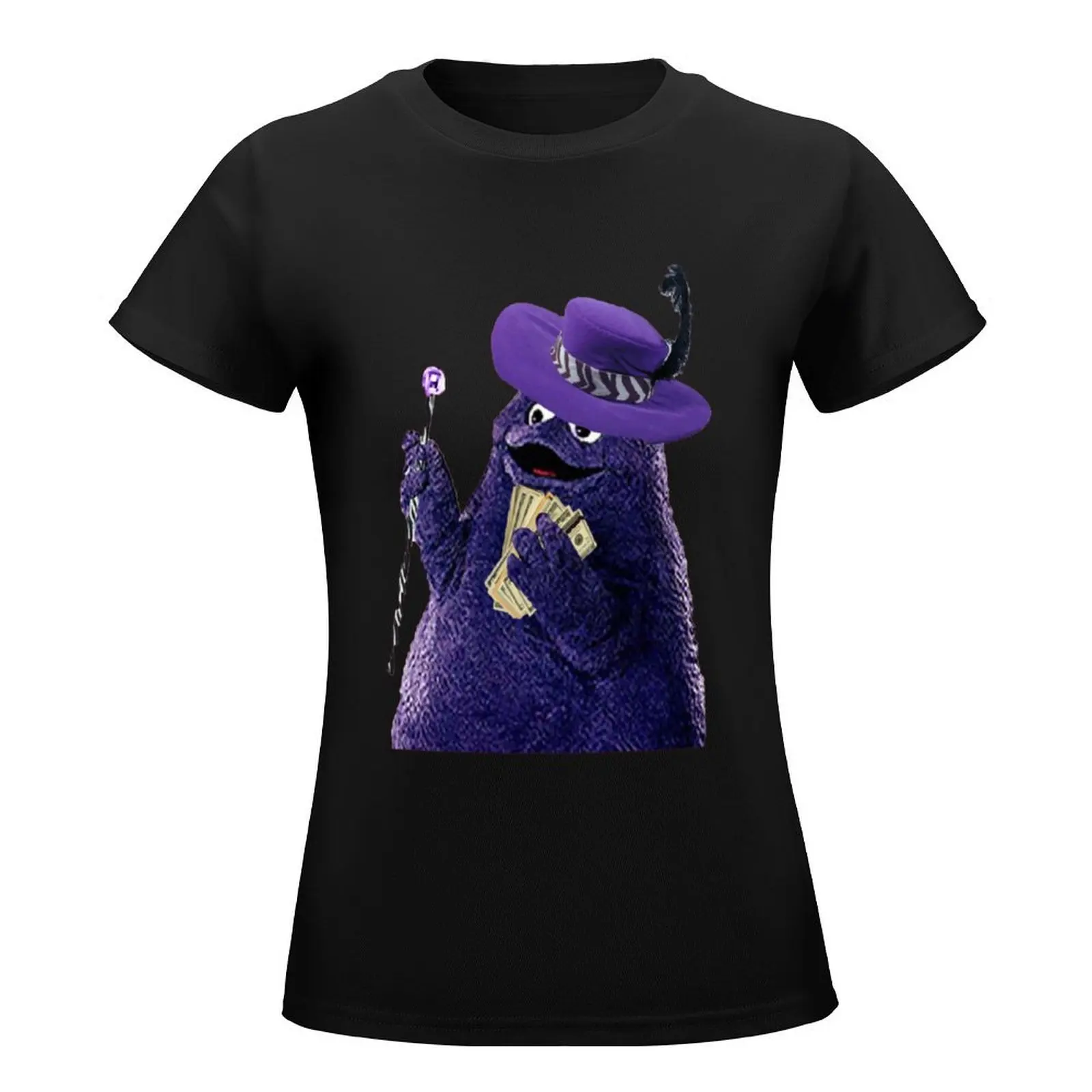 Grimace Pimp T-Shirt heavyweights quick drying summer tops tight shirts for Women