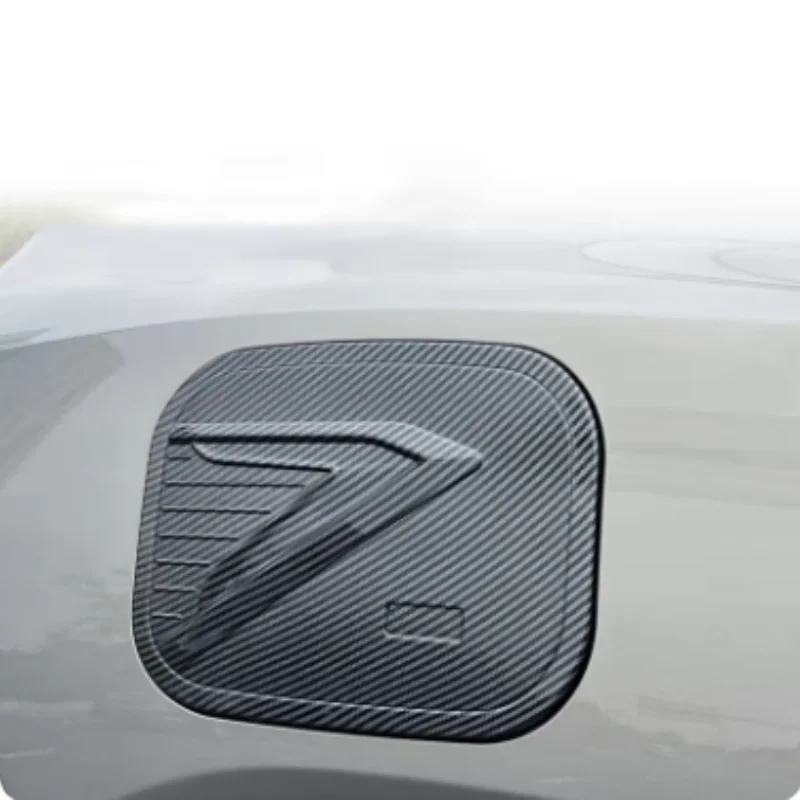 Car Fuel Tank Cap Charger Cover Panel Decoration For Great Wall GWM Haval Dargo 2023 2024 2025 2th PHEV Carbon Fiber Accessories