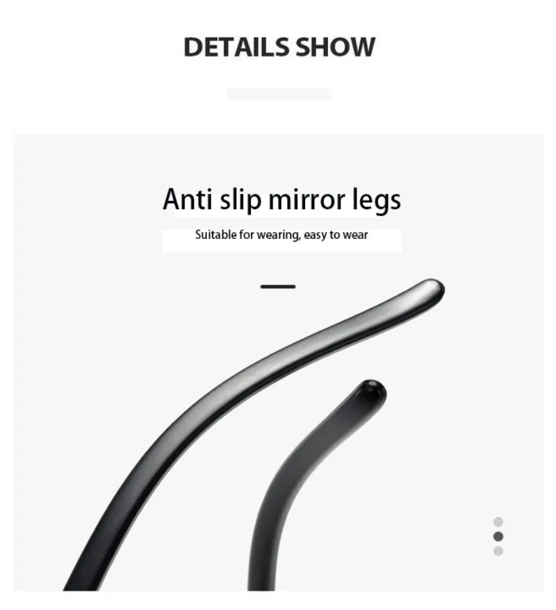 Progressive multifokale Lesebrille für Damen und Herren, Anti-Blaulicht, einfach weit und nah aussehen, +1,0 bis +4,0 Hyperopie – Detail 8