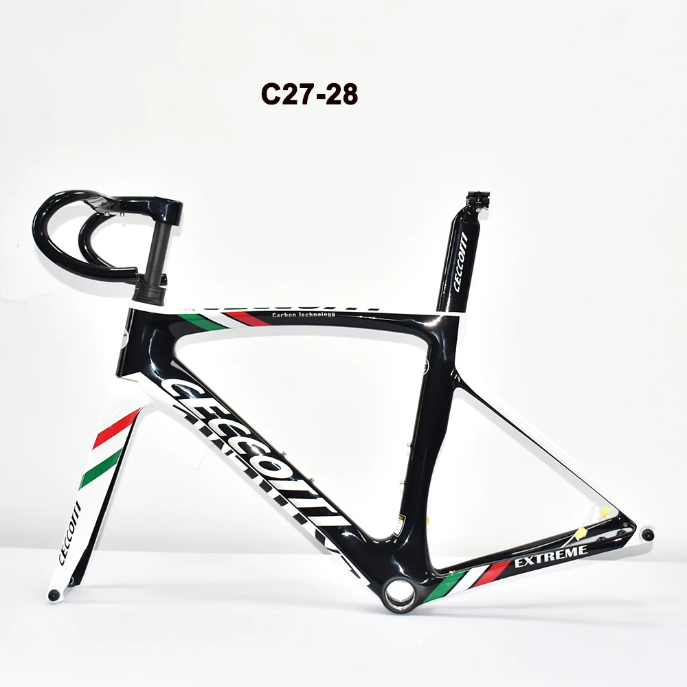 CECCOTTI-Customized Color Painted Bike Frame,Full Hidden Cabel Line, Road Bicycle Frame for Racing