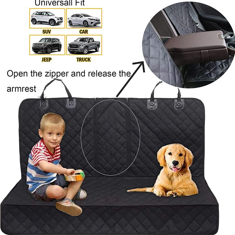 

Oxford Cloth Waterproof And Anti Fouling Car Pet Mat Wear-resistant Scratch Resistant Matched With Safety Strap Comfortable Safe
