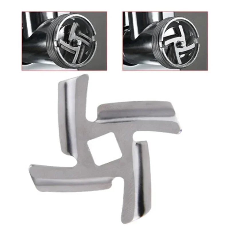 Kitchen Accessories Spare Parts With 8mm Inner Hole 1/3pcs Meat Grinder Mincer Stainless Blade Mincer view 4