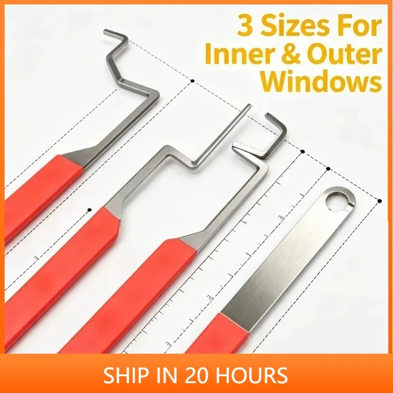Durable Thickened Window Latch Opening Tool Set, Practical Repair Accessory to Restore Faulty Inward-Outward Casement Window