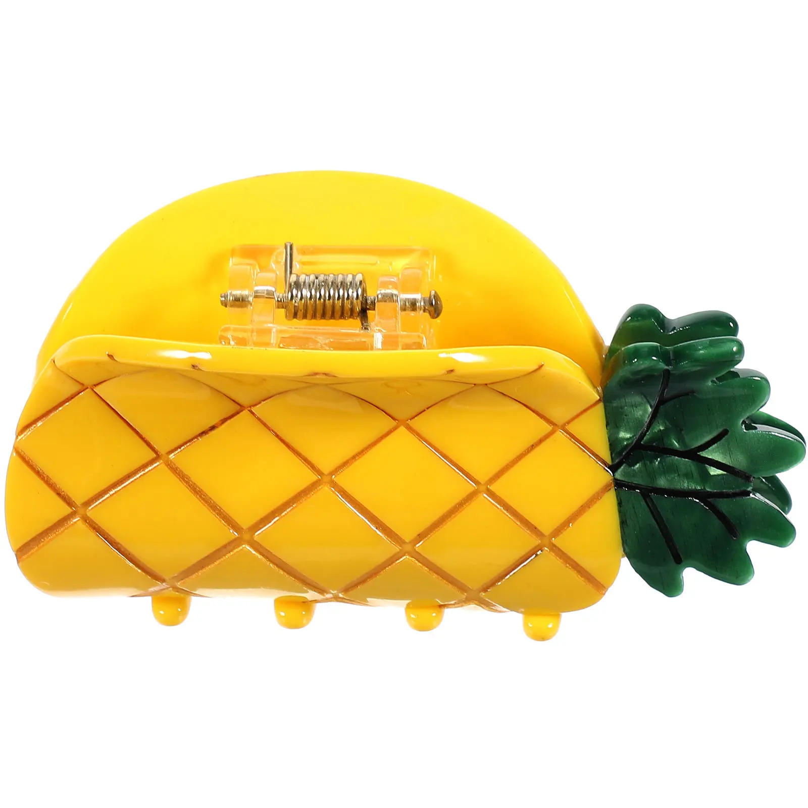 

Pineapple Shaped Hair Clip for Women Decorative Claw Clip Stylish Fruit Inspired Hair Accessory Perfect for Summer Vacation