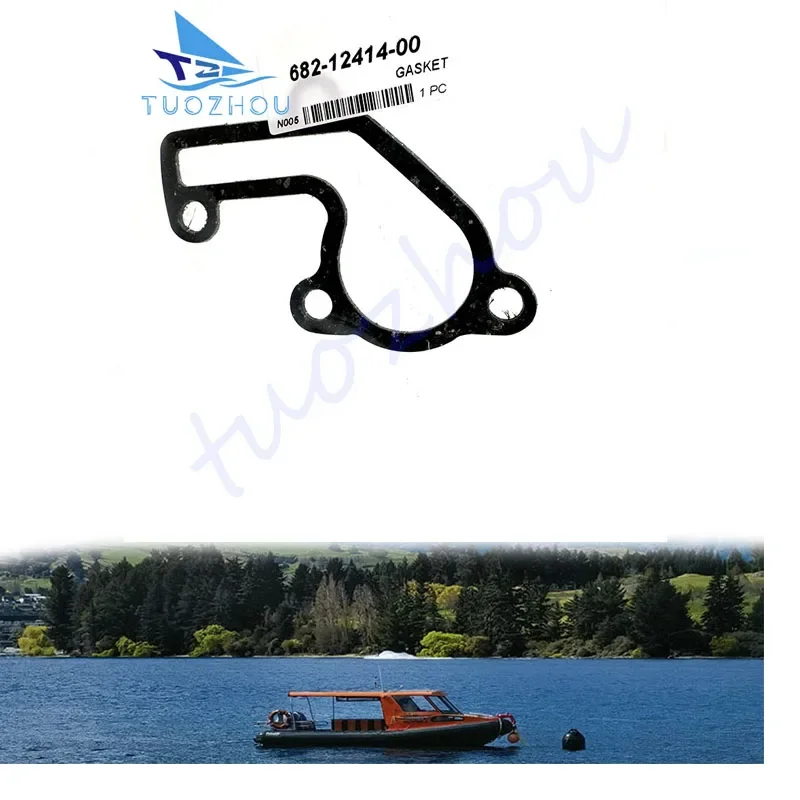 Thermostat Housing Gasket for Yamaha Outboard 9.9HP 15HP 2T  682-12414-A1 682-12414-00 682-12414-A0