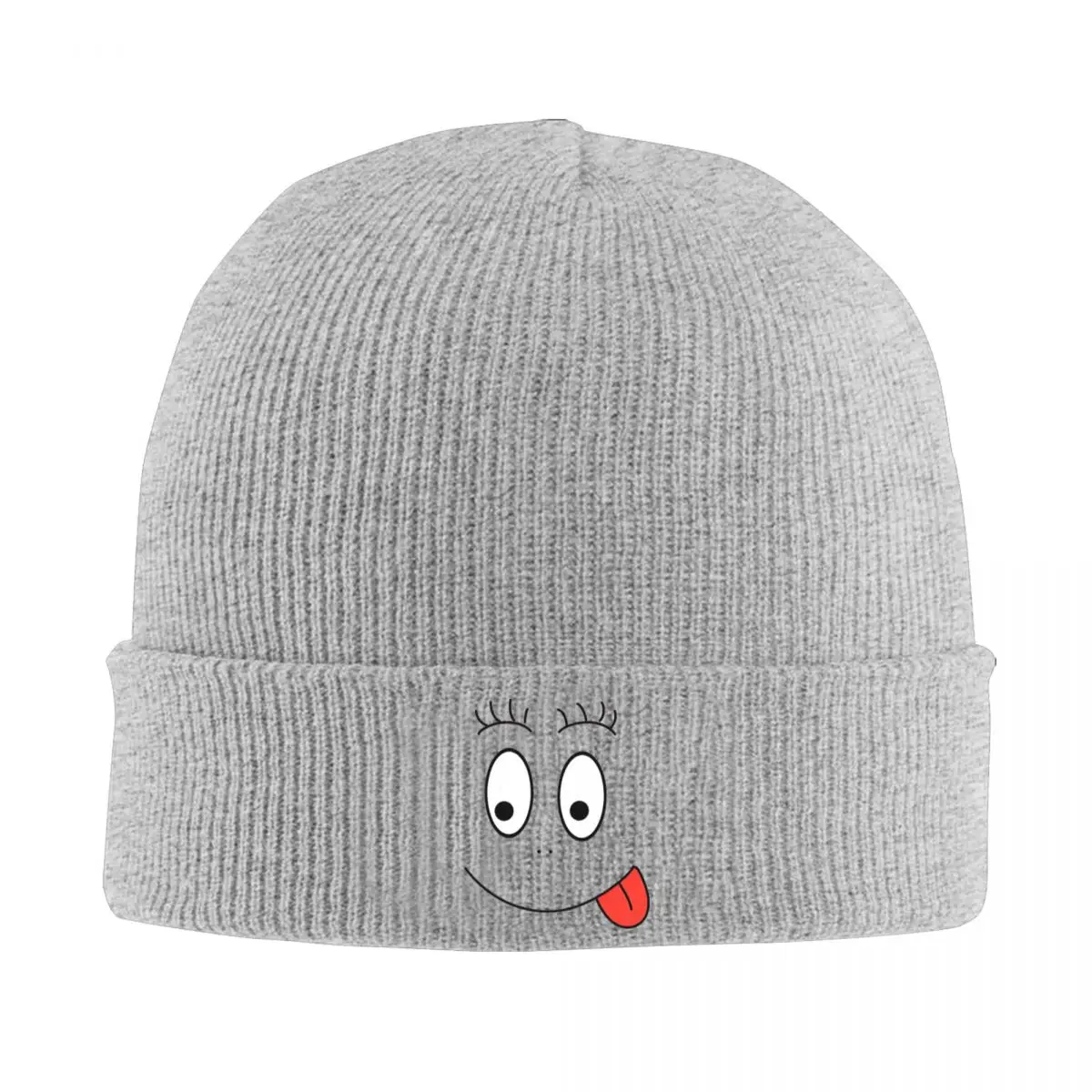 Barbapapa Cartoon Bonnet Hats Beanie Hats Design Knit Hat Autumn Winter Street Female Male Gym Elastic Caps