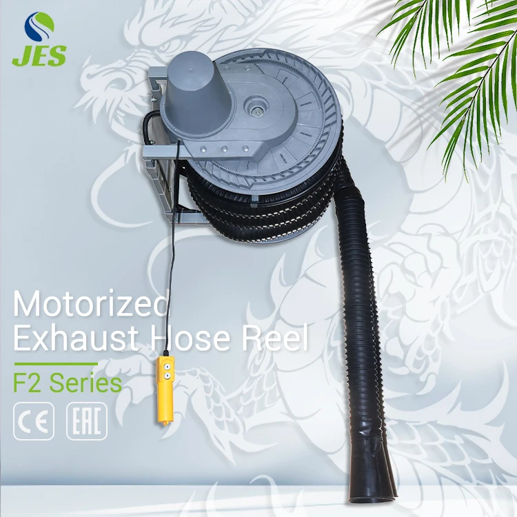 Automatic Dual Pipe Ends Smoke Double Nozzle Vehicle Exhaust Extraction
