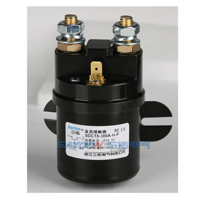 DC Contactor SDC15-300A-H-P QCC15-300A Starter Power Relay 12V 24V 36V 48V 60V 72V 120V For Car Electric Forklift Trucks