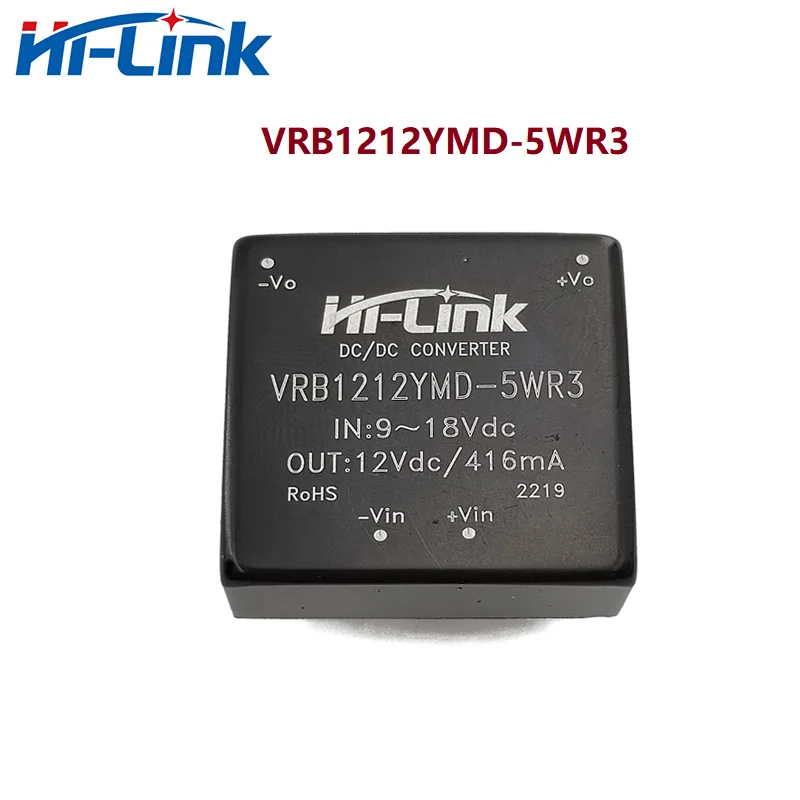 スマート家電電源モジュール,高効率,5w,12v,DC-DC, VRB1212YMD-5WR3,送料無料,新品,2個