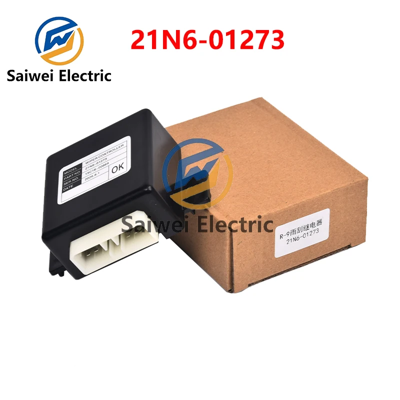 21N6-01273 21N601273 Hyundai R80 130 150 220 215 225VS 305-7 -9 wiper relay controller excavator parts