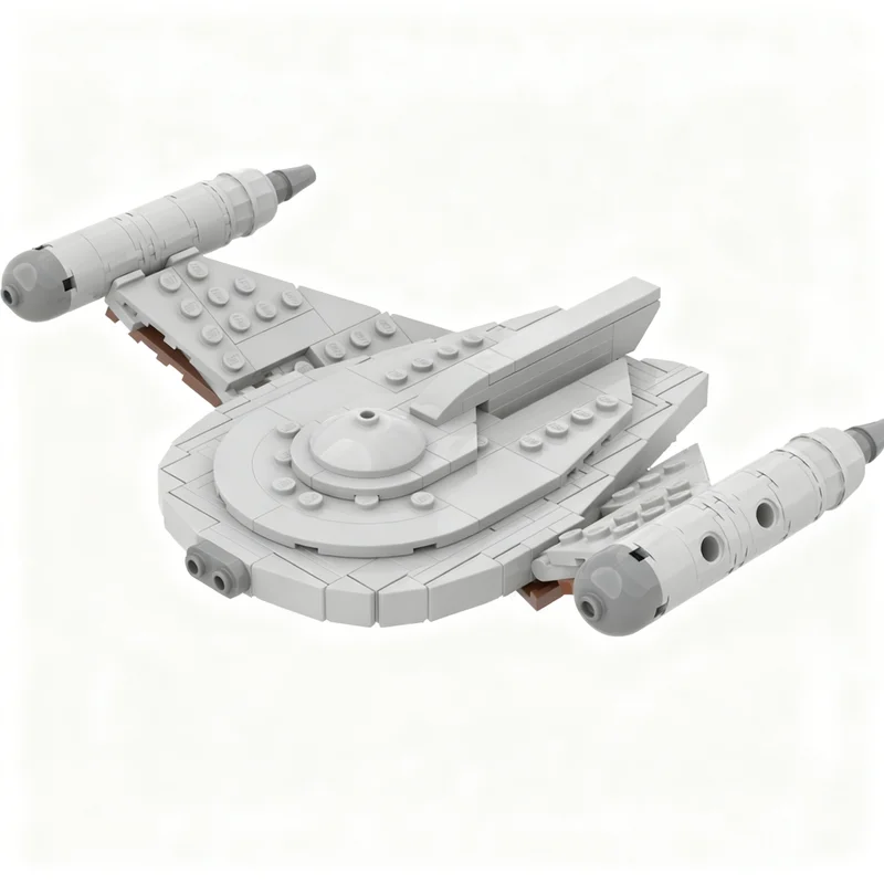274 peças MOC Space 1 T Liss Class Romulan Bird Prey, Blocos de Montar de Grande Porte, Brinquedo de Arquitetura, Presentes de Natal, Blocos para Crianças