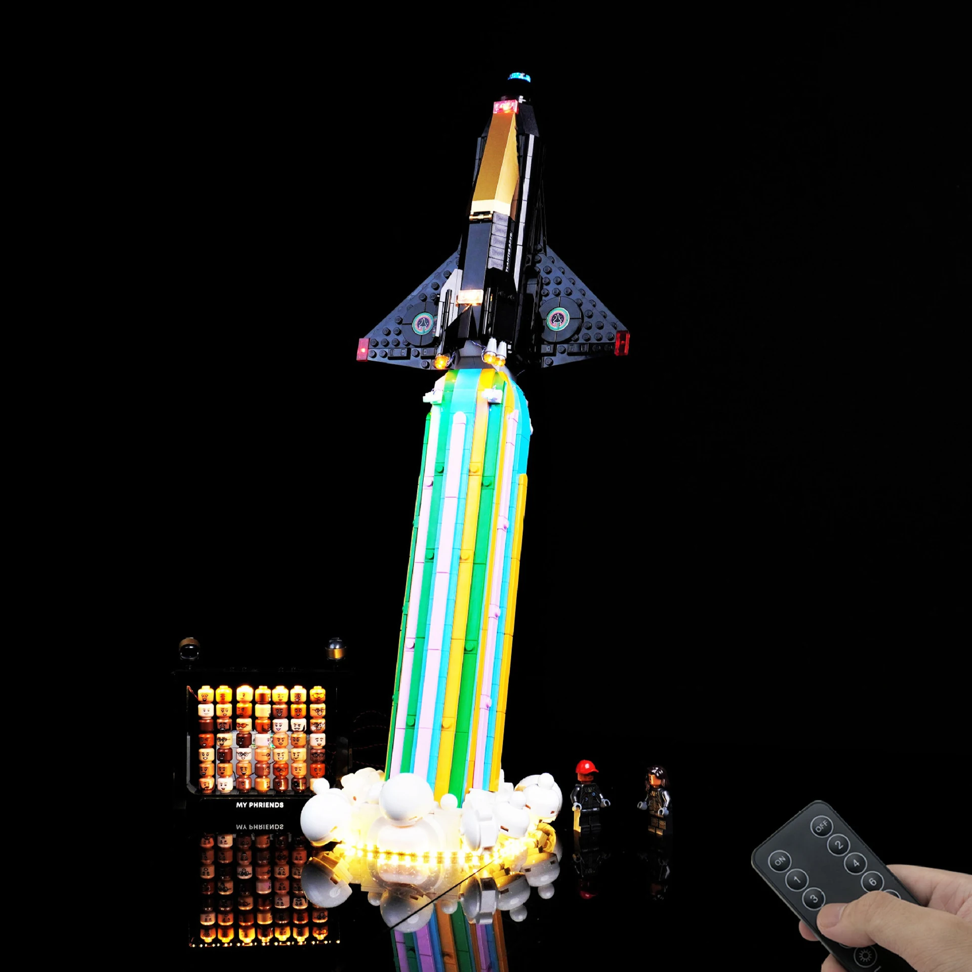 

DIY LED Light Kit for 10391 Festival Celebration Building Set Remote-Controlled Lighting for Model Display (Lights Only)