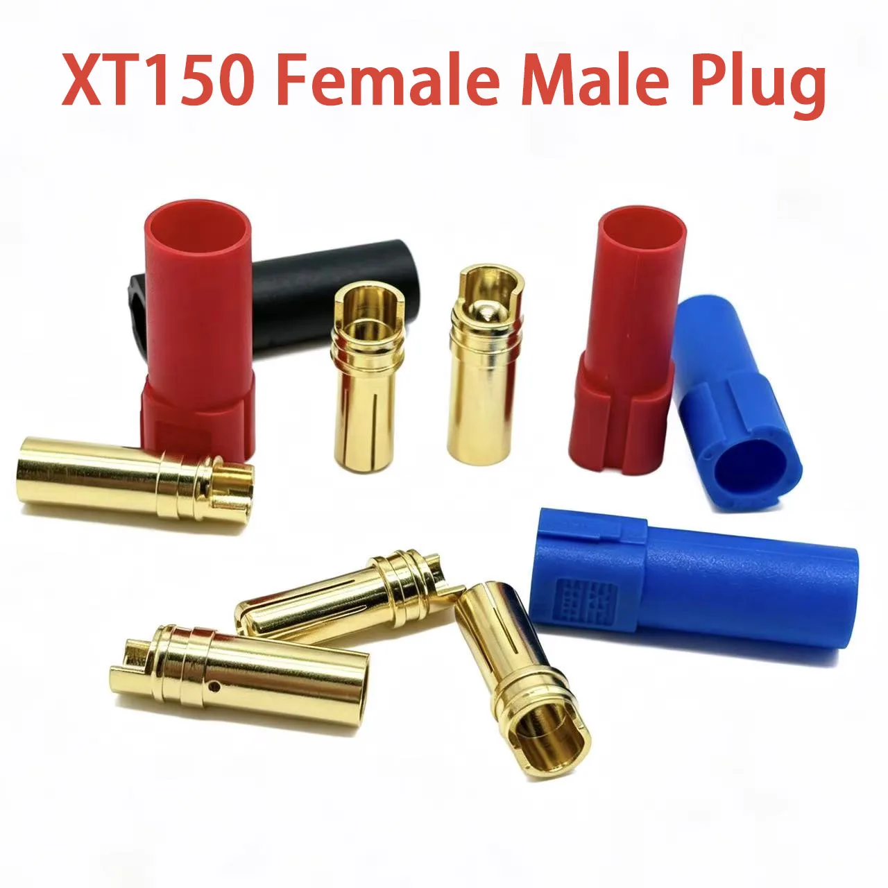 XT150 Connector Adapter  Female Male Plug 60A Large Current High Rated Amps For RC LiPo Battery carXT150
