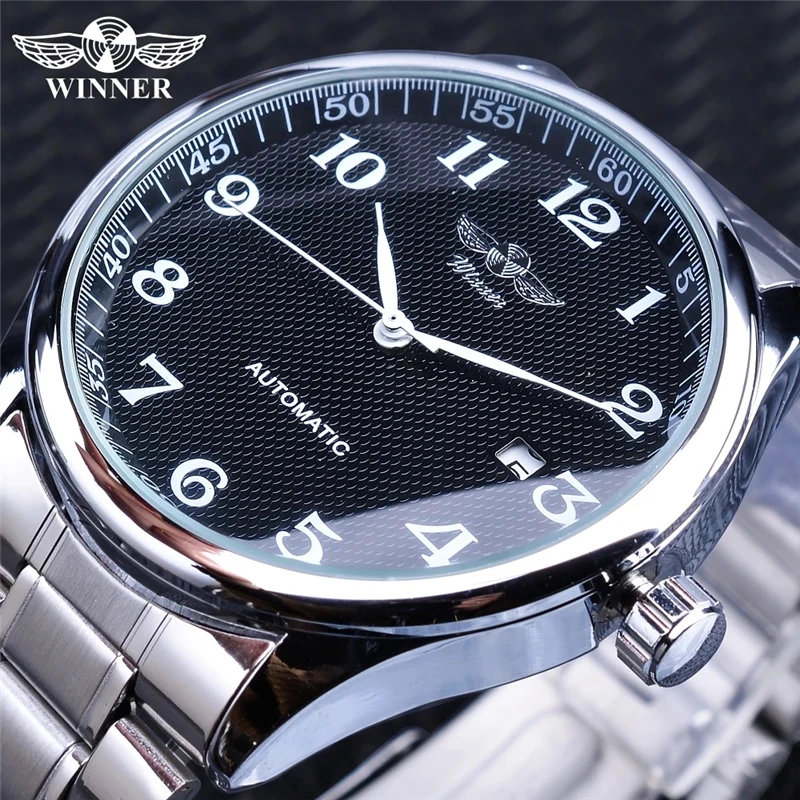 Winner 458S Top Brand Mens Watches Fashion Luxury Business Automatic Mechanical Watch Men Casual Watch Relogio Masculino