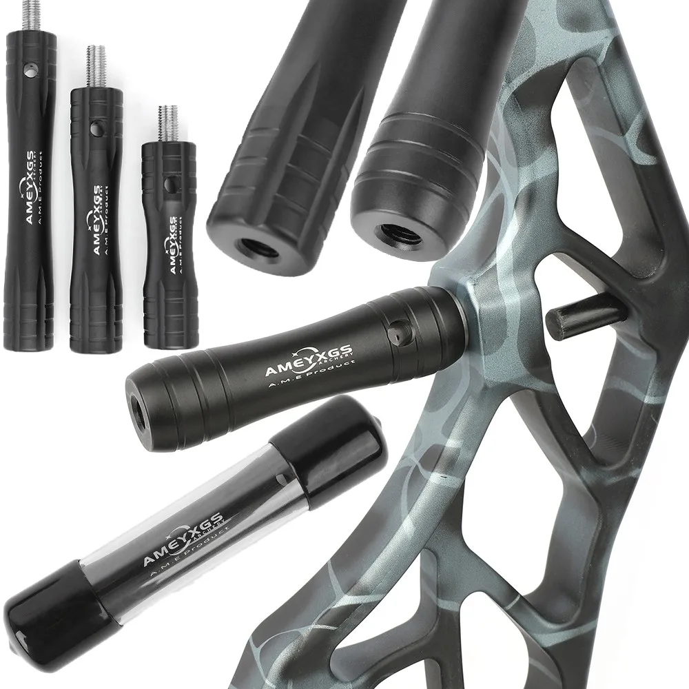 

Archery Bow Balance Extension Rod 3/4/5 Inch Shock Absorption CNC Bow Stabilizer Damping Compound Bow Shooting Hunting Accessory