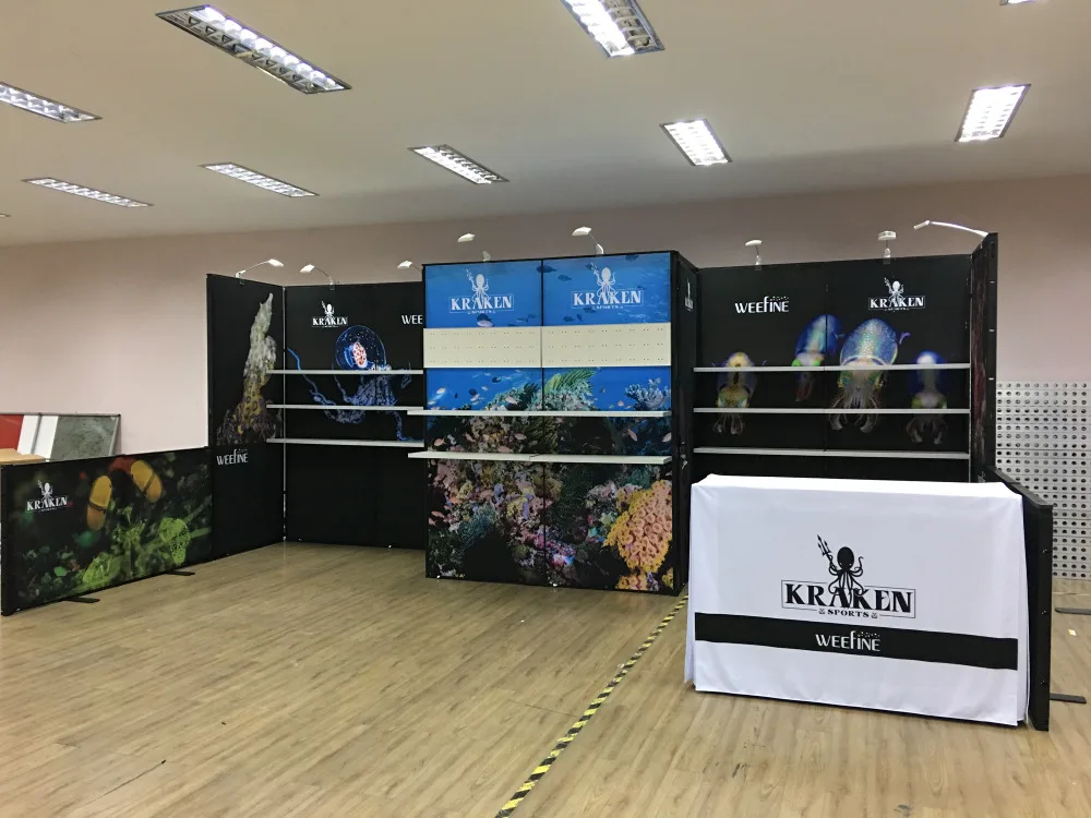 10x20 modulare Messe-Ständer mit grafischem, tragbarem Ausstellungsstand und Ständer