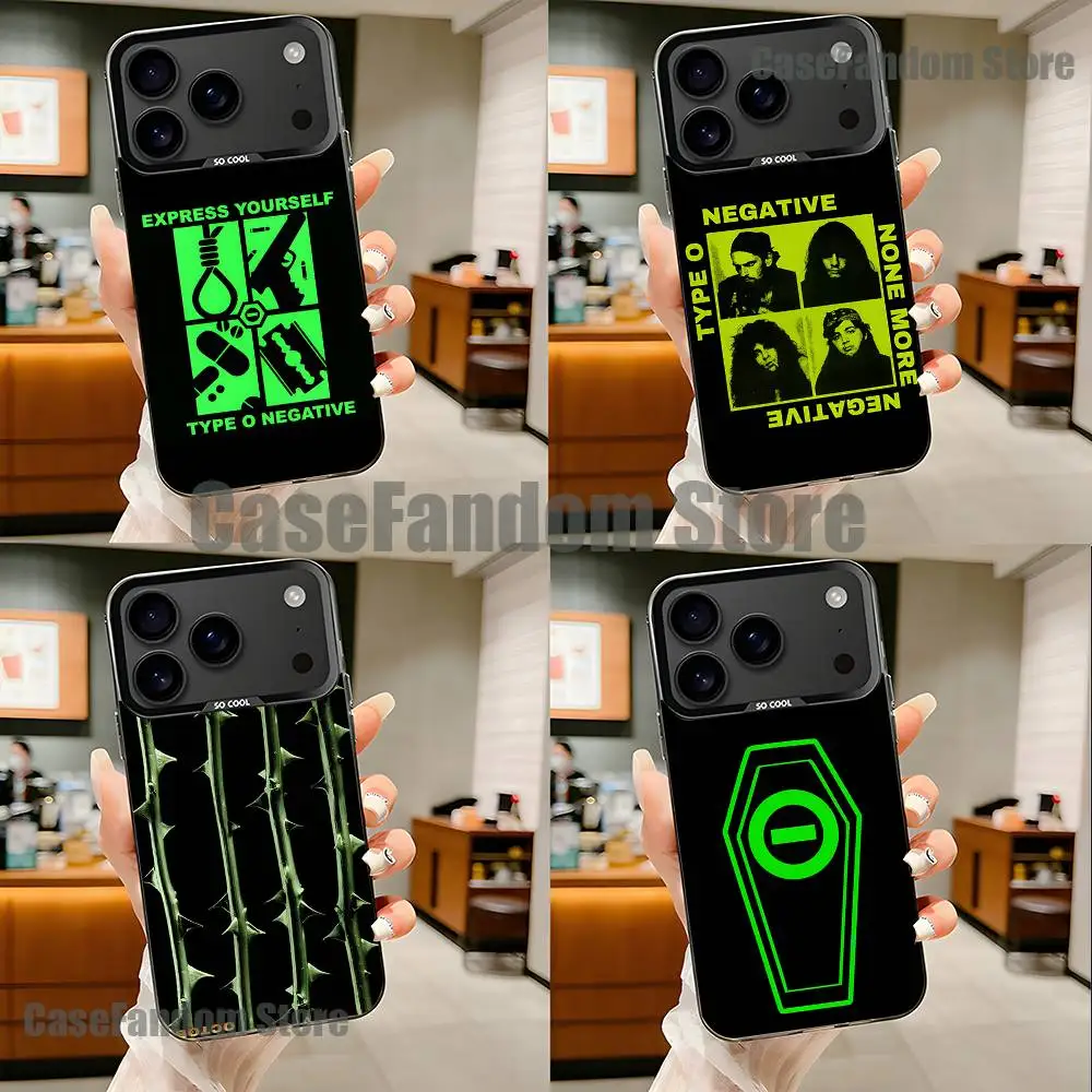 

Type O N-Negative Rock Band For Black Candy Matte Cover iPhone 17,16,15,14,13,12,11,Pro,MAX,Plus