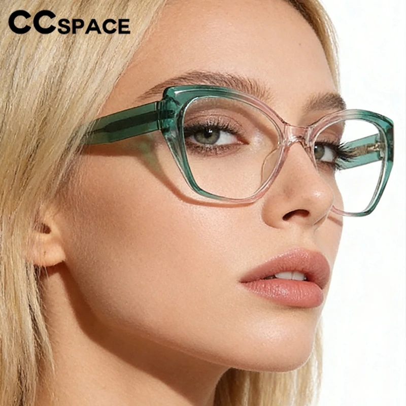 

Модные женские очки с диоптриями, оптические линзы, очки для коррекции близорукости, оправы для очков с градиентным цветом, женские очки для чтения