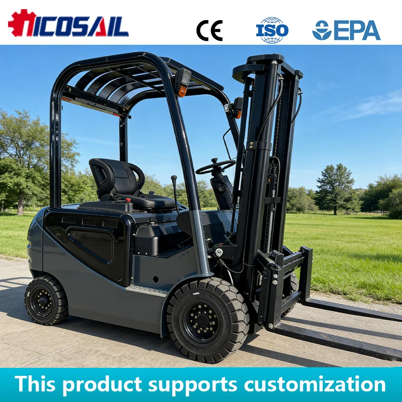 Electric Forklift 2 Ton Mini Electric Forklift Energy Saving for Warehouse and Workshop