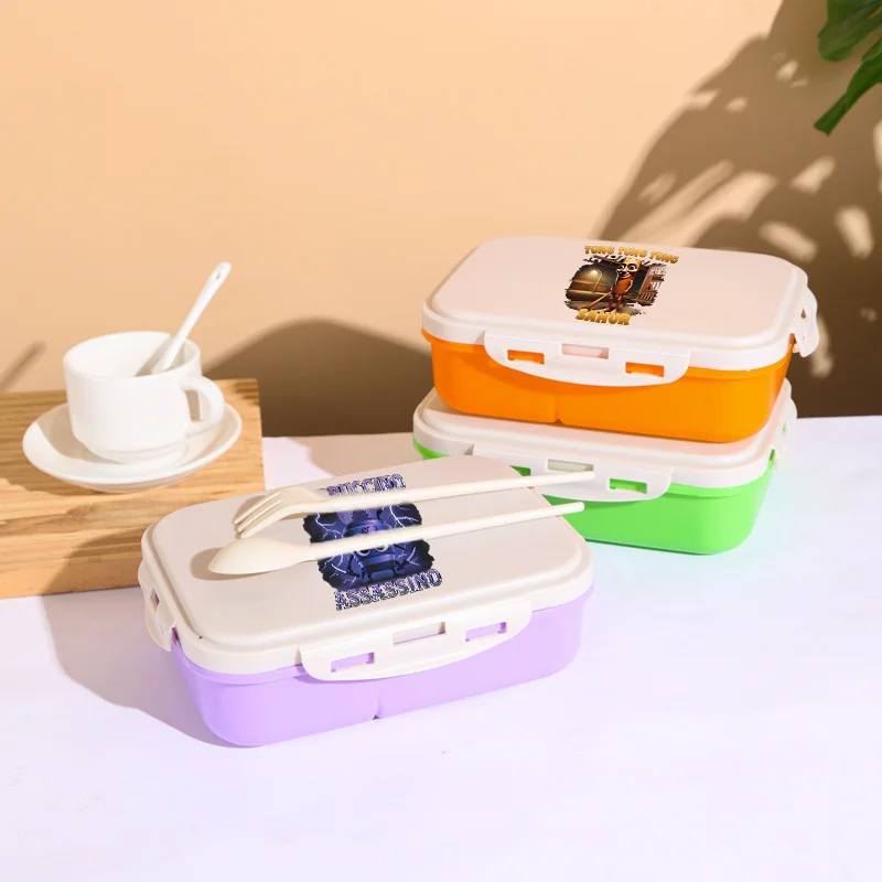 

Italian Brainrot Student Lunch Box Cute Food Container Anime Portable Microwave Convenient Picnic Telala Funny Shark Bento Boxes