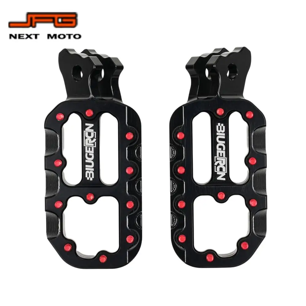 Motorcycle Foot Pegs Set Pedal For Surron Lightbee Segway X260/ X160 Electric Pit Dirt Bike Part Anti-slip Replacement Off-road