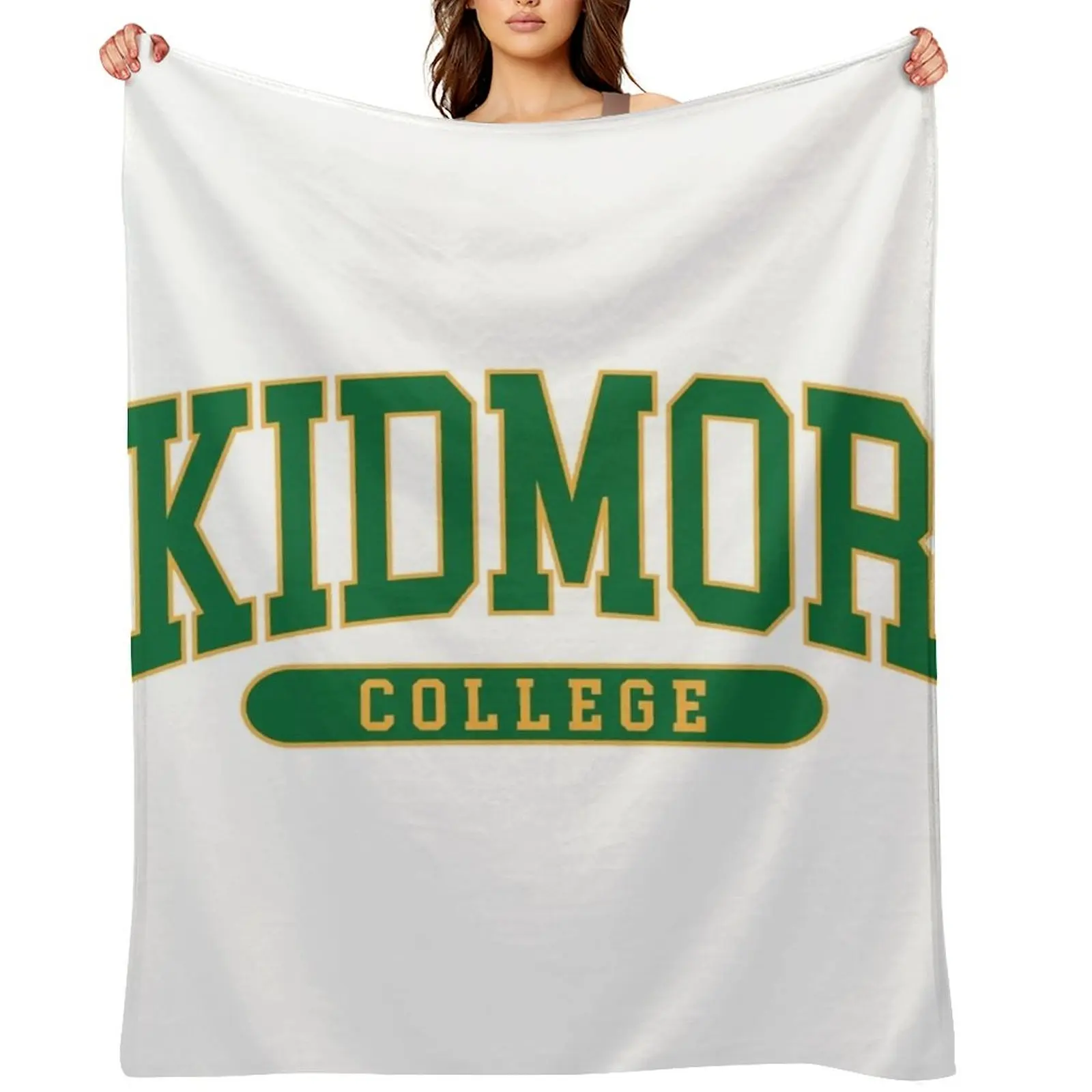 

skidmore - college font Throw Blanket heavy to sleep For Sofa Thin Fashion Sofas Loose Blankets
