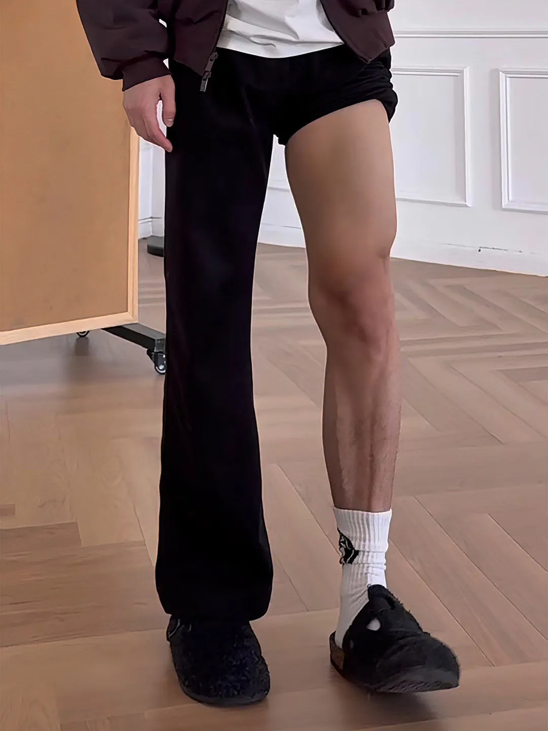 

Мужские брюки Bla Slim Fit Knife: прямые, повседневные, с завышенной талией, больших размеров, для подростков и молодежи, весенние