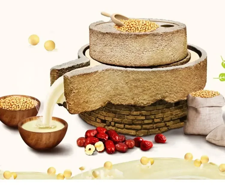 

Electric stone mill rice milk machine household meal beater small soybean milk tofu flower machine dry wet refiner