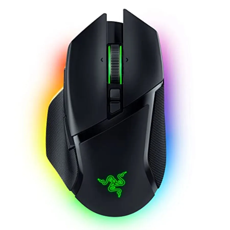 

Basilisk V3 Pro Wireless Gaming Mouse: HyperScroll Tilt Wheel 30K DPI Optical Sensor Gen-3 Optical Switches 13-Zone Chroma RGB