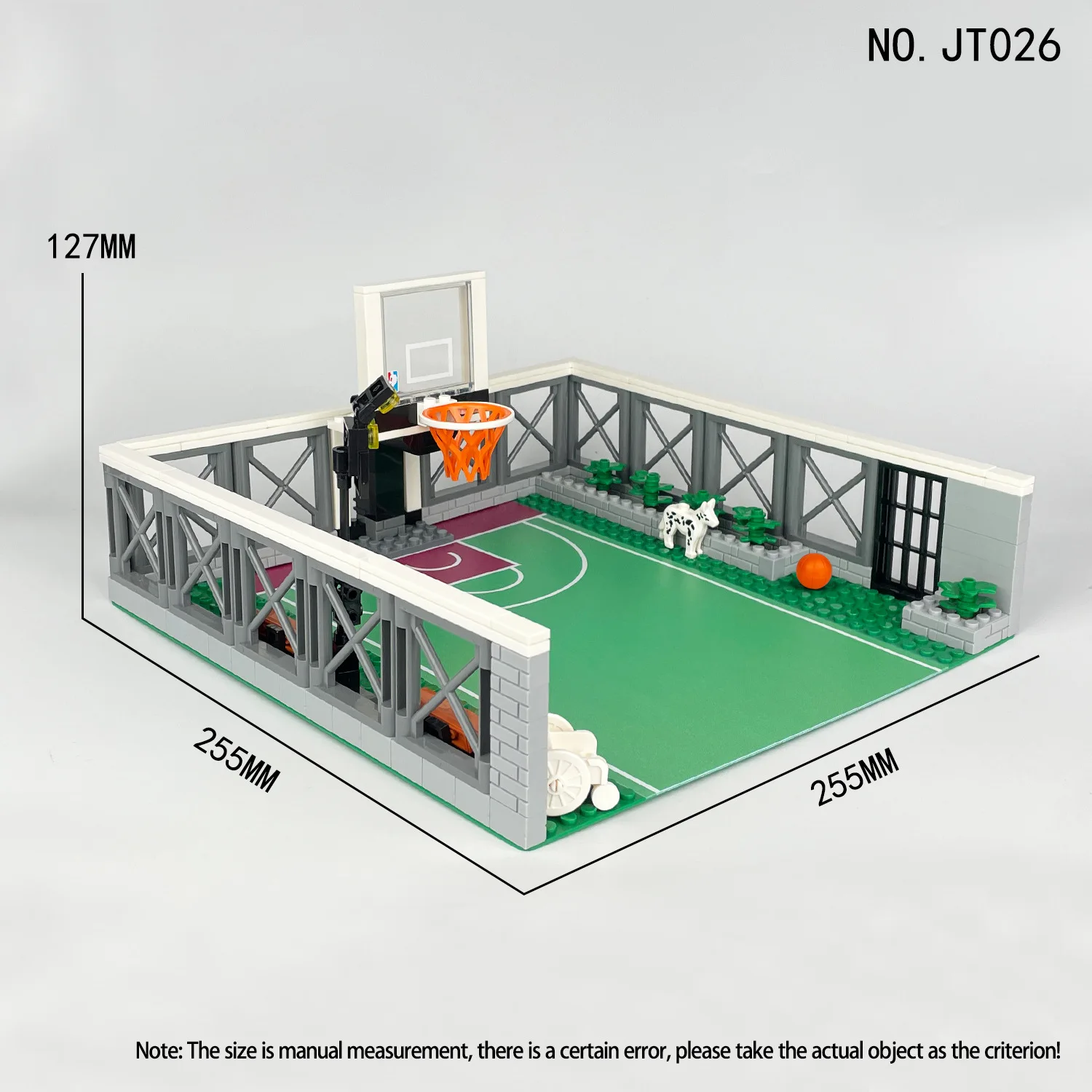 New Campus basketball court building blocks sports scene sports Players Figures accessories building blocks toys for boys