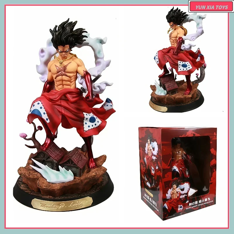 

One Piece Gear Fourth Luffy 32cm Action Figure Snake Man Anime Cartoon Model Toy Statue Doll Desktop Decor Collection Kid Gift