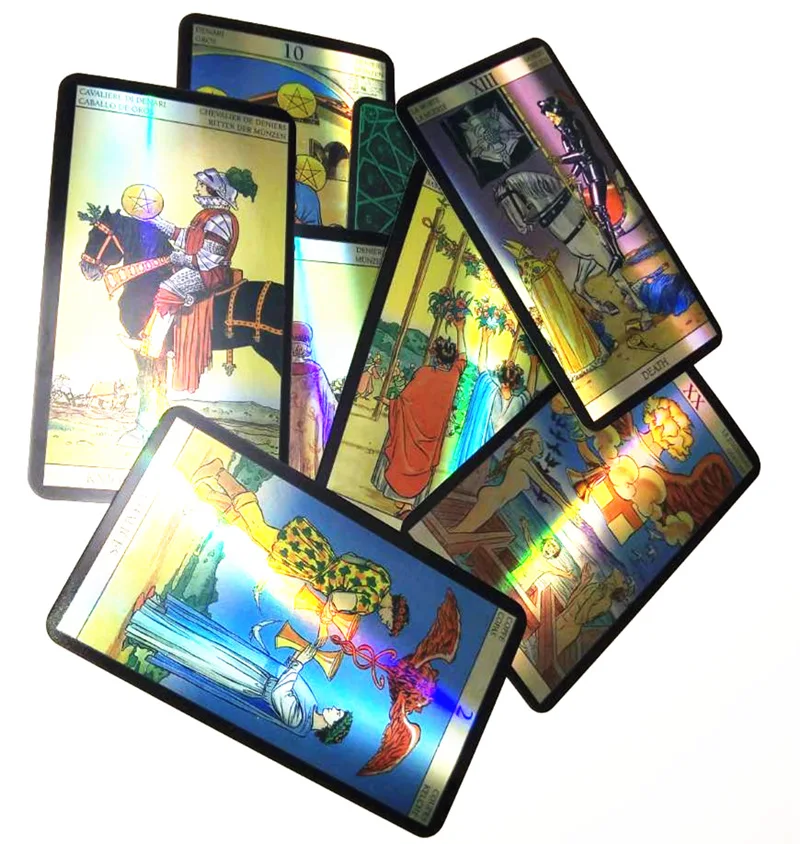 Tarot of the Vision Holographic  Laser Tarot cards Factory Made High Quality Smith Tarot Deck  DivinationGame