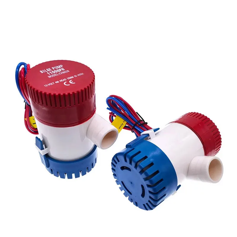 

12 В, 24 В, 1100 галлонов в час, 750 галлонов в трюмном насосе, водяной насос, используемый в лодке, самолете, дома, дома, лодки