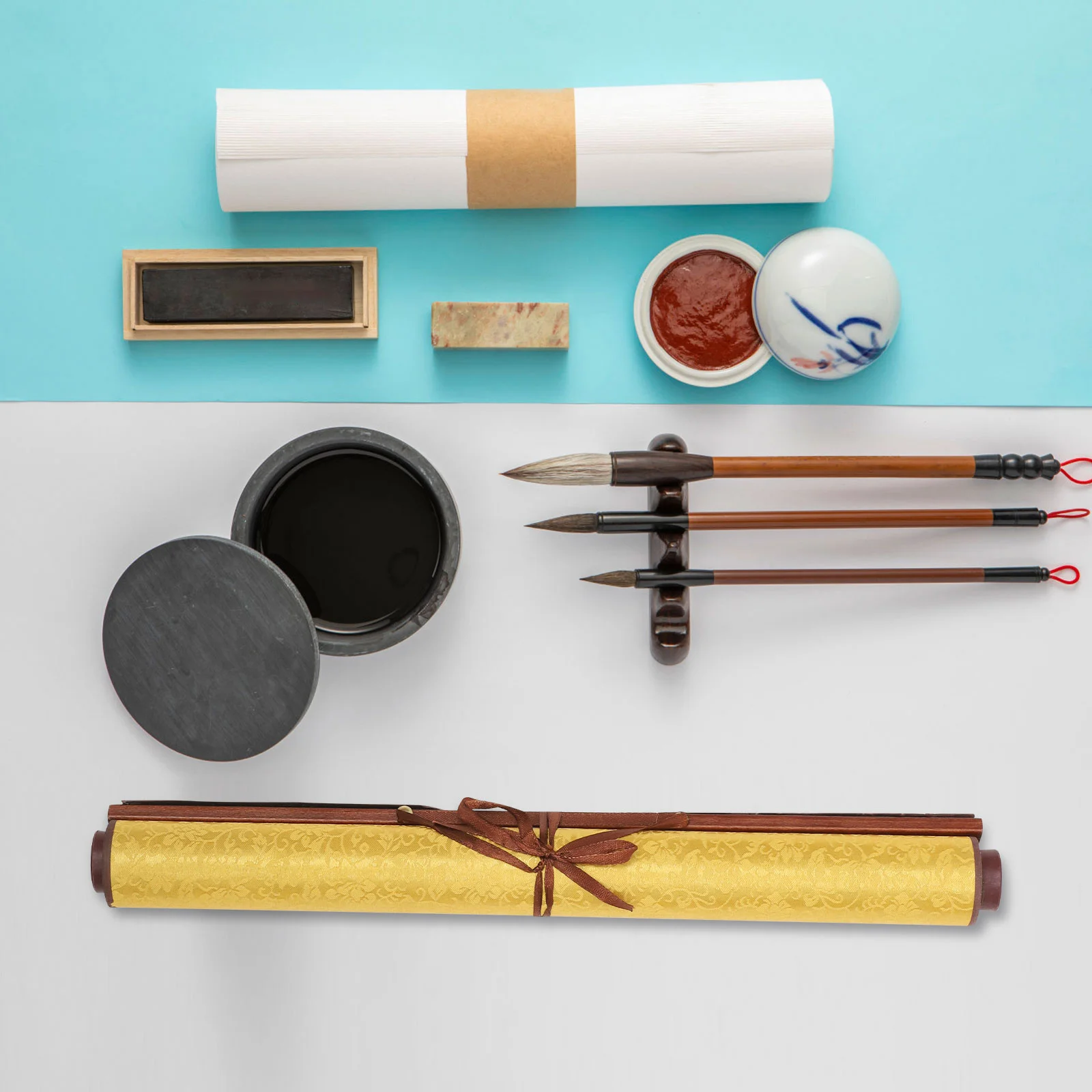 

Folding Calligraphy Cloth Reusable Writing Mat for and Adults Ideal for Calligraphy Practice and Displaying Art Work At