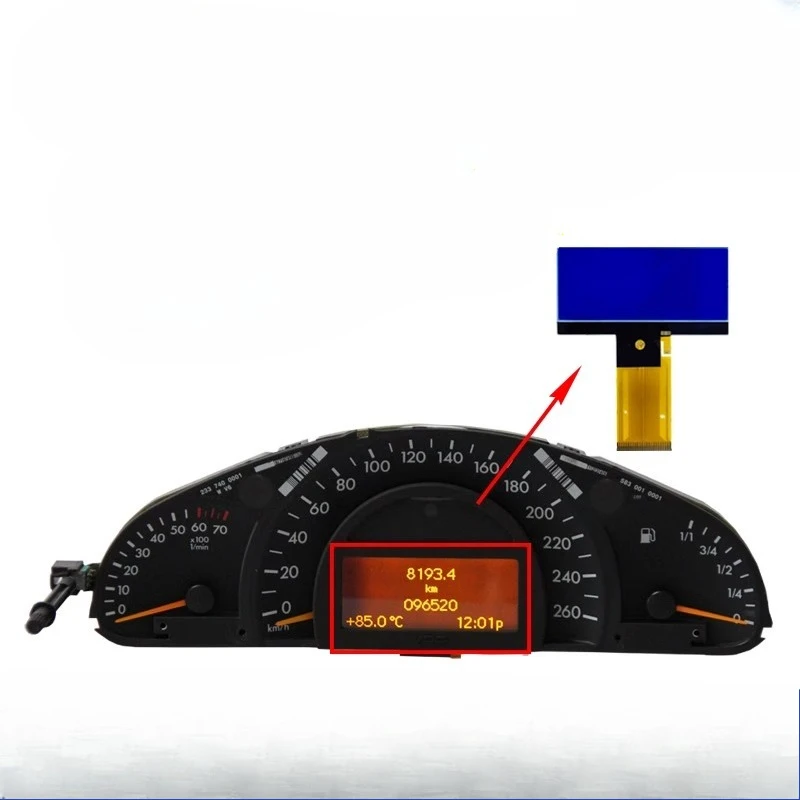 

For Mercedes-Benz C-Class C200 C230 C240 C320 W203 Instrument LCD Display
