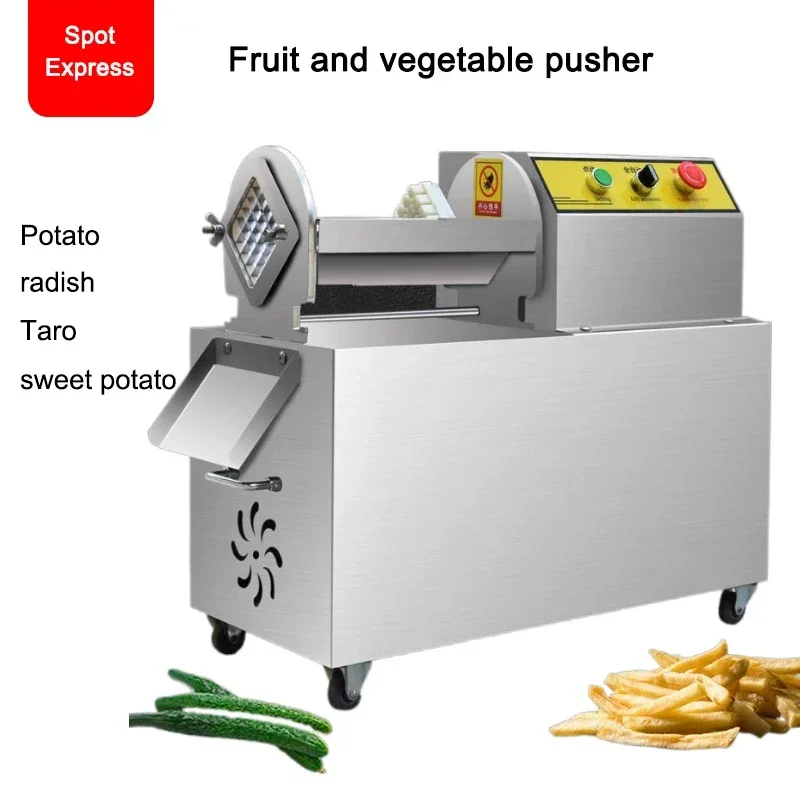 

Electric French Fries Machine Strip Cutting Machine Commercial Fully Automatic Stainless Steel Strip Pushing Machine