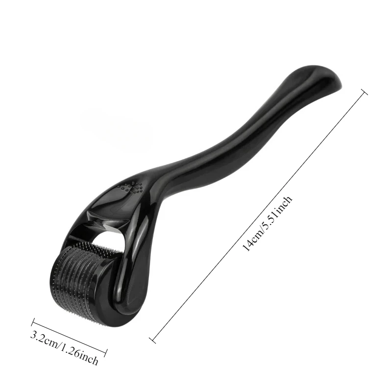 أسطوانة ديرما لنمو شعر الوجه والجسم، 540 إبر، أداة لف الوجه الصغيرة، لحية البشرة، 0.2 مم، 0.25 مم، 0.3 مم