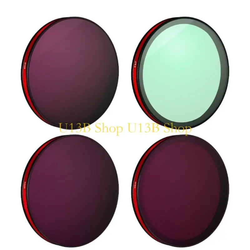 U13B Camera Lens Filter CPL ND Black Soft Filter High Light Transmission Lens Filter for Action 6 Camera Accessories