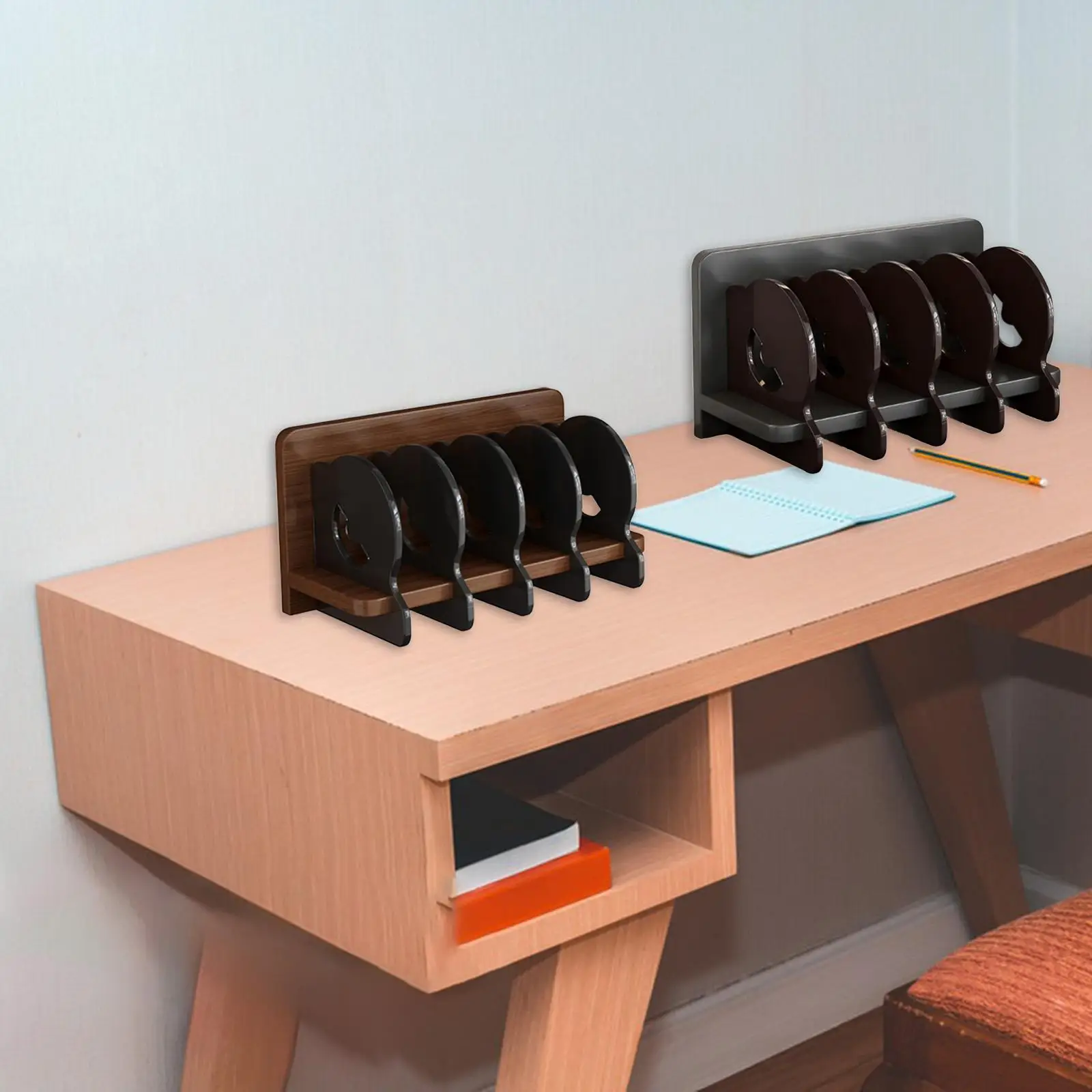 

Acrylic CD Holder Bin Holder Stand Vinyl Record Stand for Dorm Office Desk